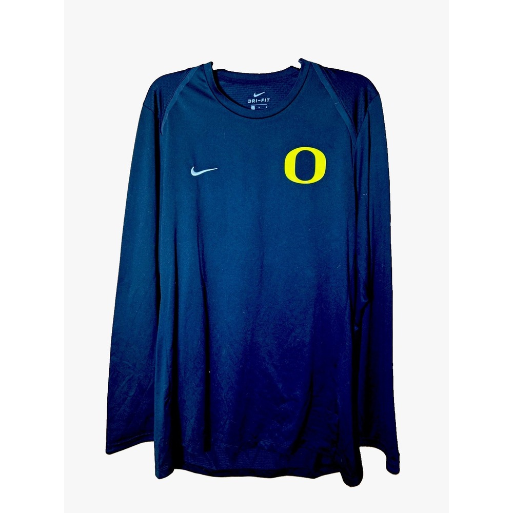 Nike Oregon Ducks Elite Basketball Training LS Shirt Women's Large Black